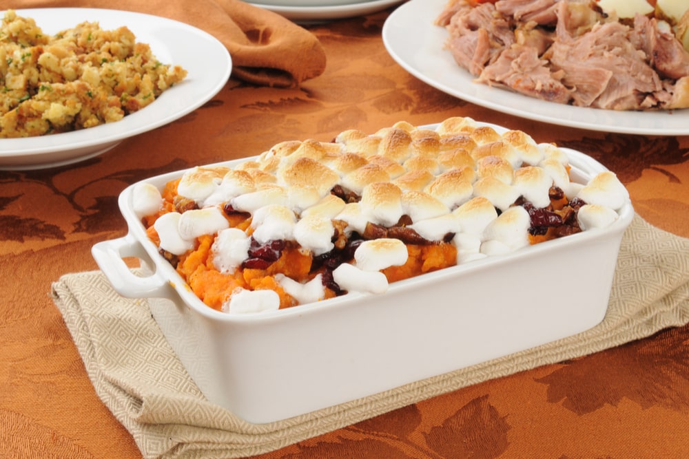 Slow cooker sweet potato casserole using affordable recipe.