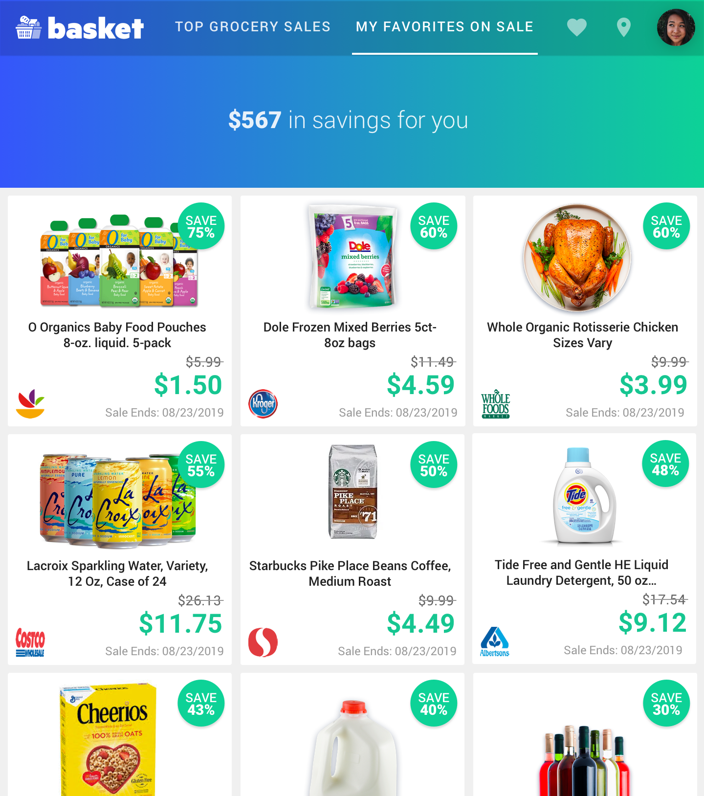 Save $1000 a year on groceries